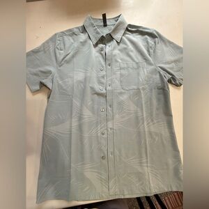 Vuori Light Gray Casual Button Down Shirt